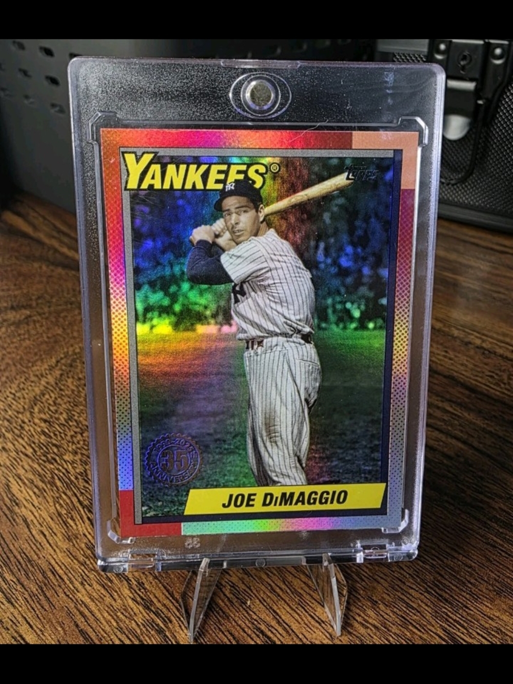 2025 Topps: Update-'90/35th/Rainbow Foil #U90-39 Joe DiMaggio/Yankees/OF